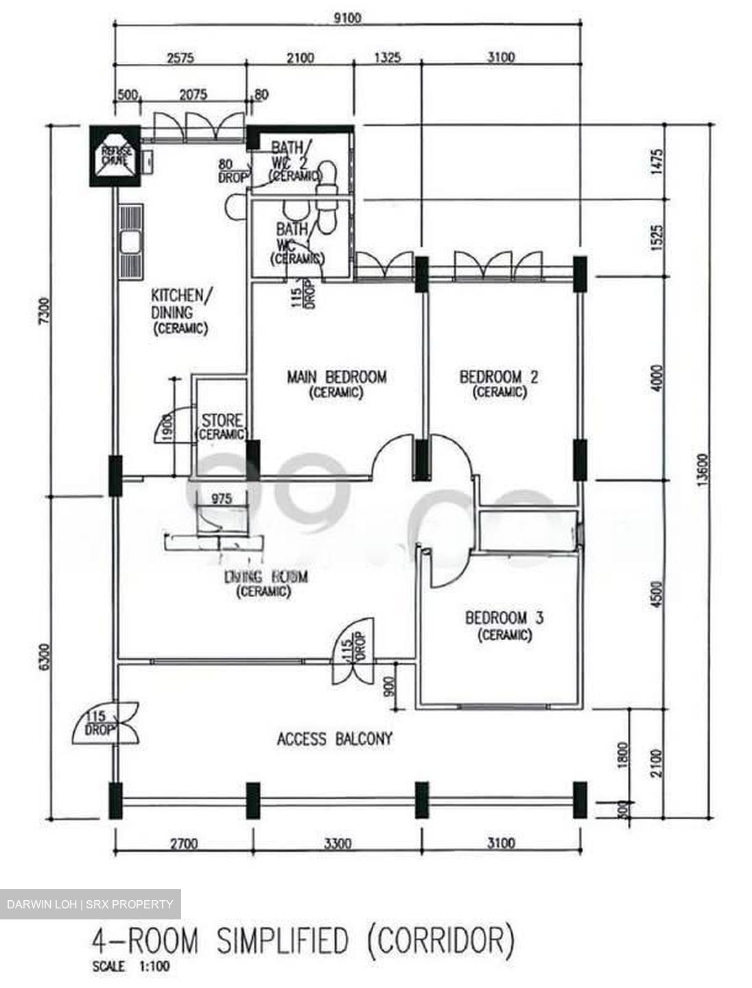Blk 120 Mcnair Spring (Kallang/Whampoa), HDB 4 Rooms #568856991